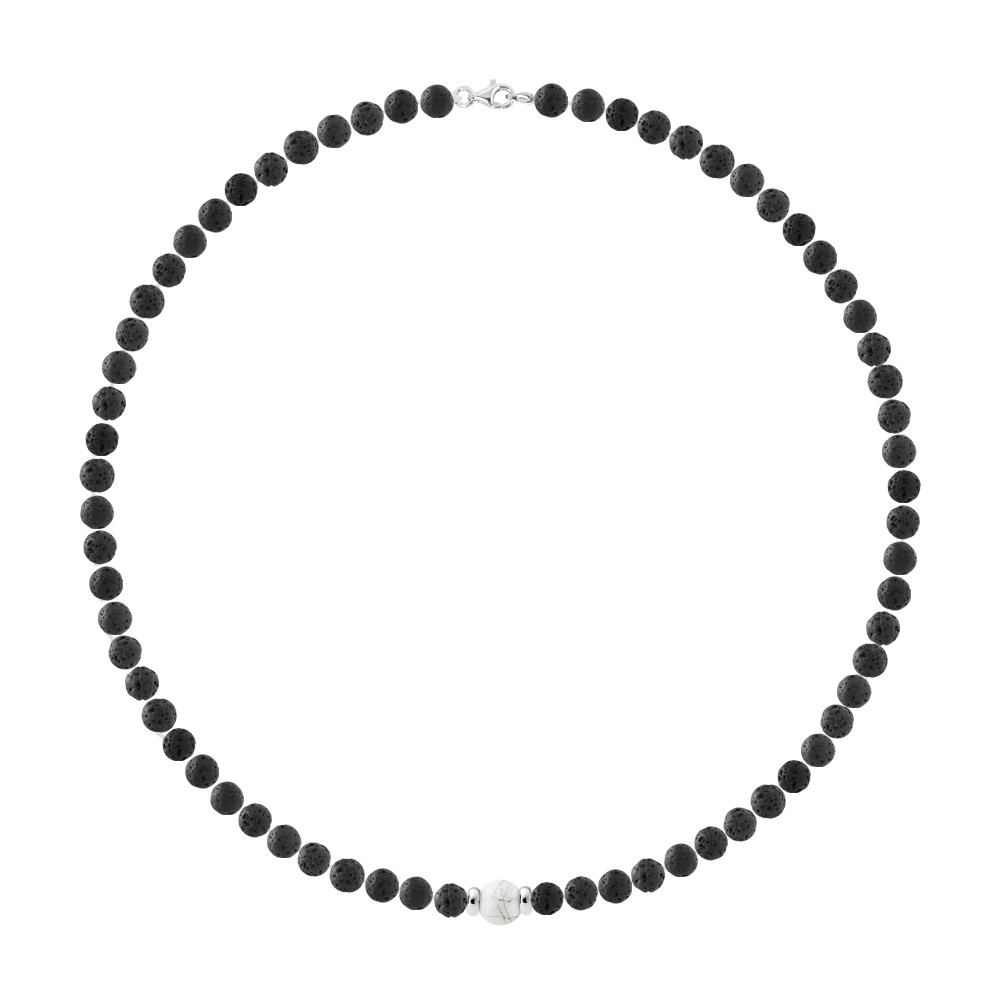 Collier argent Bilbao